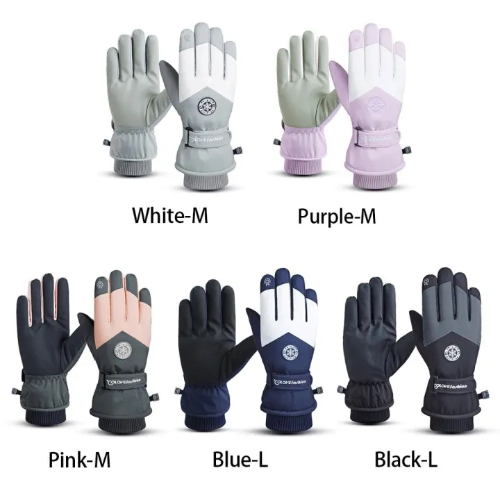 Waterproof%20Fleece%20Winter%20Touch%20Screen%20PU%20Leather%20Snow%20Gloves%20Riding%20Gloves%20Ski%20Gloves%20-%20Image%202