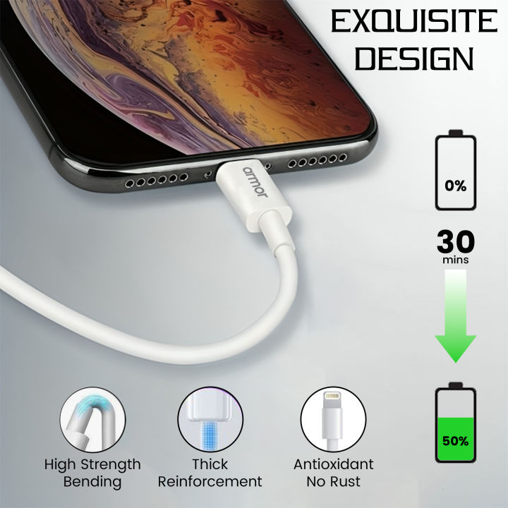 ARMOR%20AR-C4%20%7C%20Type-C%20to%20Lightning%20Fast%20Charging%20Cable%20-%2025W%20Power%20Delivery%20%7C%20Compatible%20with%2014,%2013,%2012,%2011%20Series%20&%20More%20-%20Image%205