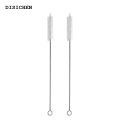 DISICHEN 2~10PCS Straw Cleaning Brush Reusable Eco-Friendly Stainless Steel Drinking Straw Cleaner Brush Set Soft Hair Cleaning Tool. 