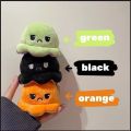 Cute emoji cartoon flip face octopus pendant student couple gift plush doll octopus key Shan Ting. 