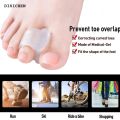 DISICHEN Portable 2pcs Toe Separator Silicone Bunion Corrector Reusable Big Feet Bone Correction Tool Washable for Adults Kids Foot Care Tools. 