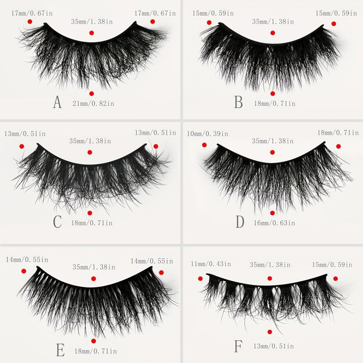 HOT%207%20Pairs%20False%20Eyelashes,%20Fluffy%20Mink%20Lashes%20,%20Cat-Eye%20Look%208D%20Volume%20Eyelash%20Strips%20-%20Image%204