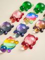 Vylon Cute Little Sea Turtle Silicone Mold DIY Epoxy Resin Casting Mould 3D Animal Crystal UV Glue Making Molds Mini Tabletop Ornament. 