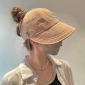 Sun Hats for Women Wide Brim Hollow Top UV Protection Summer Baseball Cap Outdoor Sunscreen Hat. 