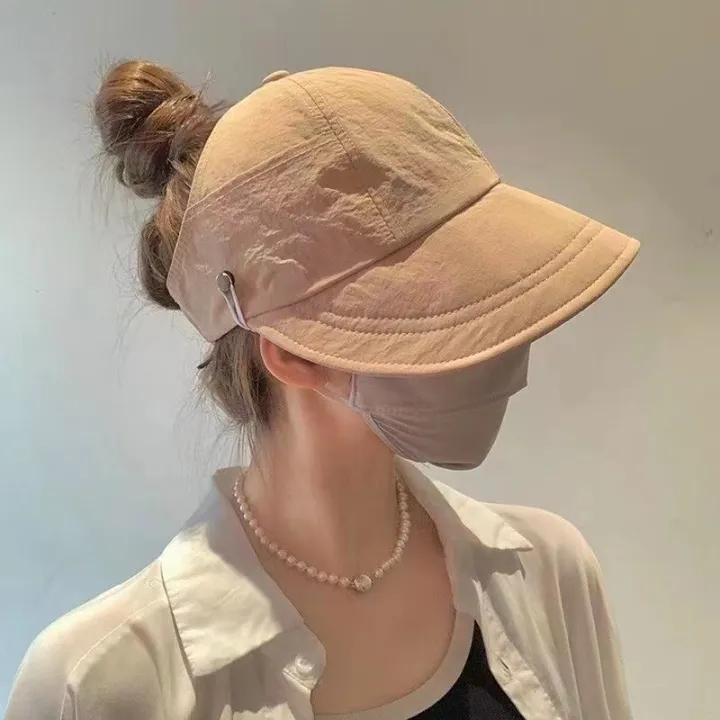 Sun%20Hats%20for%20Women%20Wide%20Brim%20Hollow%20Top%20UV%20Protection%20Summer%20Baseball%20Cap%20Outdoor%20Sunscreen%20Hat%20-%20Image%203