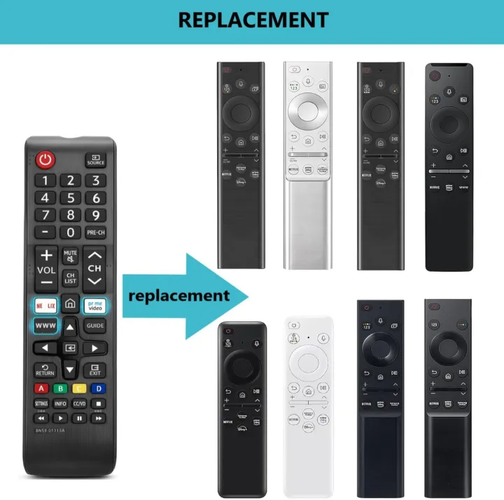 Samsung%20TV%20Remote%20Control%20Replacement%20For%20Samsung%20Smart%20TV%20Remote%20All%20Samsung%20LED%20QLED%20LCD%206/7/8/9%20Series%204K%20UHD%20HDTV%20HDR%20Flat%20Curved%20Smart%20TV,%20with%20Netflix,%20Prime%20Video%20and%20Browswe%20Button%20-%20Image%207
