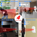 NCANRUI WiFi Sound and Light Alarm Infrared Detector PIR Motion Alarm Sensor Smart TUYA APP Remote Notification Security System. 