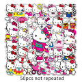 Artsy Home 25/50pcs Hello Kitty Sticker Cute Stickers for Laptops and Skateboards Cellphone Guitar. 