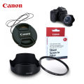 Canon EF-S 18-55mm STM Lens Protection Combo Set(Lens Hood EW-63C, Lens Cap, UV Lens Filter). 