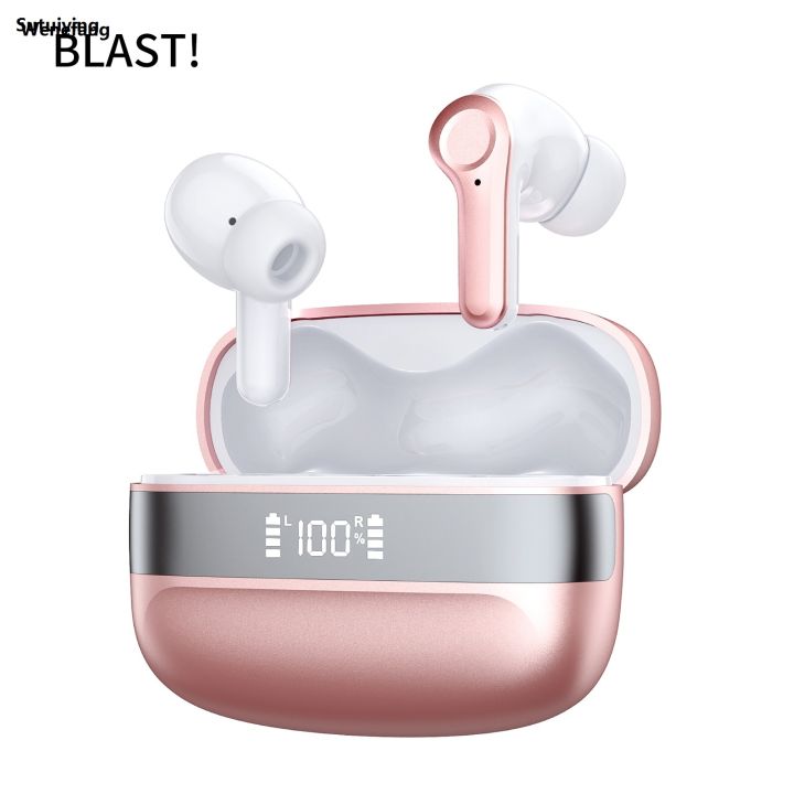 Wenefang Sutuiying Newest i90 Gold Limited Edition True Wireless Stereo Earphones High Quality Touch BLAST! TWS wireless headset noise reduction Earbuds 400mah