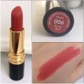 Revlon Superlustrous Lipstick 006 REALLY RED. 