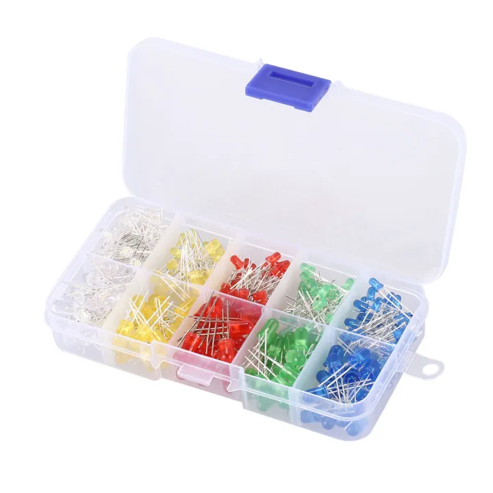300%20Pcs%20Diode%20:200%20Pcs%203mm%205mm%20LED%20Light%20Diode%20White%20Yellow%20Red%20Blue%20Green%20Assortment%20Kit%20for%20&%20100%20Pcs%20Rectifier%20Diode%201N4007%20IN4007%20DO-41%201A%201000V%20-%20Image%206