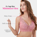 Plus Size E Cup Size Minimizer Bra For Women - Eleve Lingerie. 