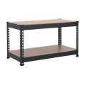 Index Furniture -Furinbox Smart Shelf 2-Tier Storage Shelf Bk. 