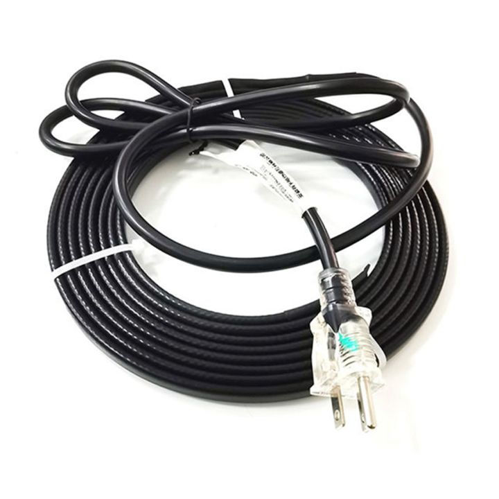 Pipe Heating Cable, 12-Feet 25W Heat Tape for Pipes with Built-in Thermostat 120V US Plug