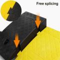 Car Wheel Driveway Ramps Portable Lightweight Car Curb Ramps Heavy Duty Plastic Threshold Ramp Kit For Car Trailer Truck Bike. 