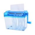 OYPFXMI Mini Manual Shredder Portable Hand Shredder Paper Cutting Machine Straight Cutter Office and Teaching Supplies. 