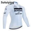 Sutuiying 2024 QUICK STEP Team Autumn Cycling Jersey Men Long Sleeves Peo Hot Selling Cycling Clothing MTB Maillot Ropa Ciclismo Bike Sports Uniform. 