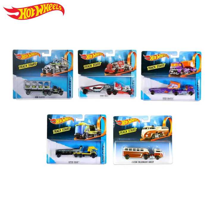 Hot Wheels Track, Diecast Truck and Mini Car Toy