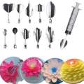 14 Styles Needles 3D Flower Art Decorating Tools Jelly Cake Baking Molds Jello Gelatin Gadget. 
