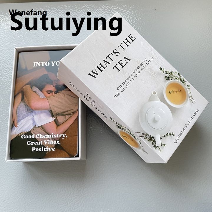 Wenefang%20Sutuiying%20What%20Is%20The%20Tea%20Oracle%20Cards%20400%20GSM%20PAPER%20Fortune%20Telling%20Original%20Toys%202025%20Prophecy%20Divination%2080-cards%20English%20Version%20Tarot%20Deck%20-%20Image%205