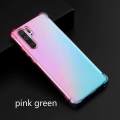 lthmy for Huawei Nova4 Gradient Color Case Cover Soft TPU Silicone Phone Cases Back Cover Shockproof Casing. 