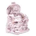 Silver laughing Buddha Statue 1.5inch. 