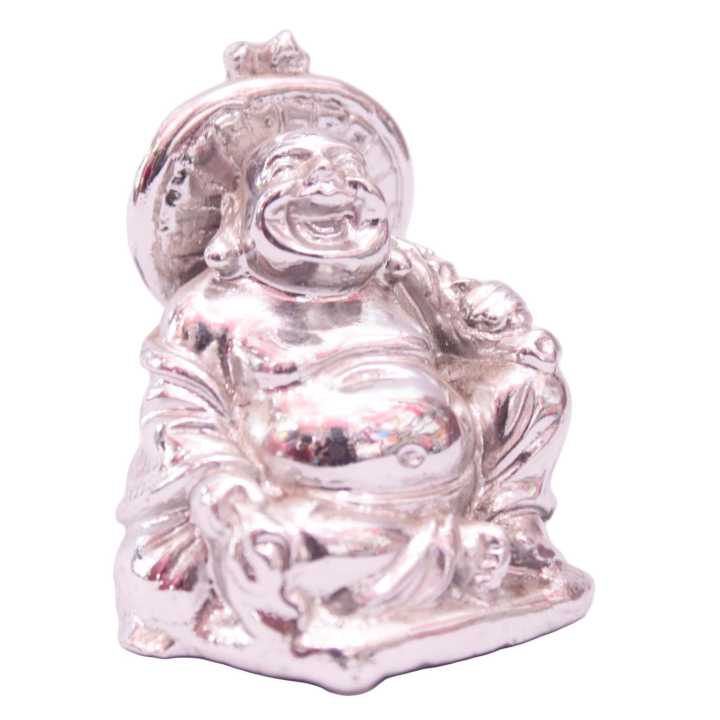Silver%20laughing%20Buddha%20Statue%201.5inch%20-%20Image%203