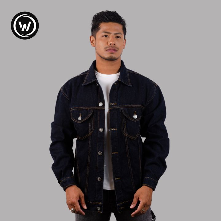 Wraon%20Dark%20Blue%20Solid%20Premium%20Baggy%20Denim%20Jacket%20For%20Men%20-%20Fashion%20%7C%20Jackets%20For%20Men%20%7C%20Men's%20Wear%20%7C%20Denim%20Jackets%20%7C%20-%20Image%204
