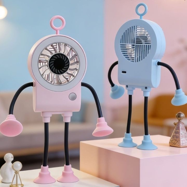 Smart%20Rechargeable%20Robot%20Suction%20Cup%20Fan%20Quiet%20Operation%20Flexible%20Bendable%20Desk%20Fan%205%20Speed%20Adjustable%20Digital%20Display%20Ice-Cooling%20Fan%20Commuting%20-%20Image%203