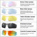 New New style WEST BIKING Polarized Cycling Glasses With 5 Lens UV400 Outdoor Bicycle Sunglasses Windproof Goggles Men Women Cycling Eyewear. 