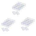 NXFDSIOZ 300Pcs Clear Plastic Label Holders for Wire Shelf Retail Price Label Holders Merchandise Sign Display Holder (6 x 4 cm). 