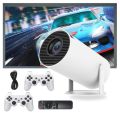 3D Game Projector 2-in-1 Controller Gamepad Playstore Access 4K Portable Home Cinema & Outdoor Projector. 
