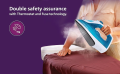 Philips Steam Iron (World no. 1 Ironing Brand) Powerful 15 gm/min Steam Output with Spray, Multilayer Coated Non stick Soleplate with 1250 W quick Heat up. 