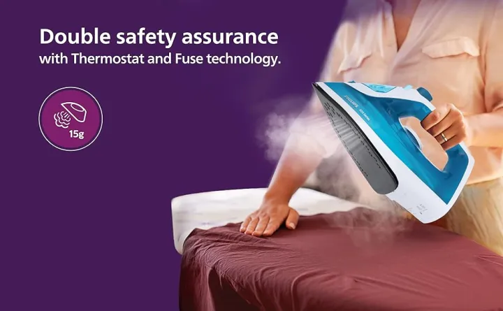 Philips%20Steam%20Iron%20(World%20no.%201%20Ironing%20Brand)%20Powerful%2015%20gm/min%20Steam%20Output%20with%20Spray,%20Multilayer%20Coated%20Non%20stick%20Soleplate%20with%201250%20W%20quick%20Heat%20up%20-%20Image%204