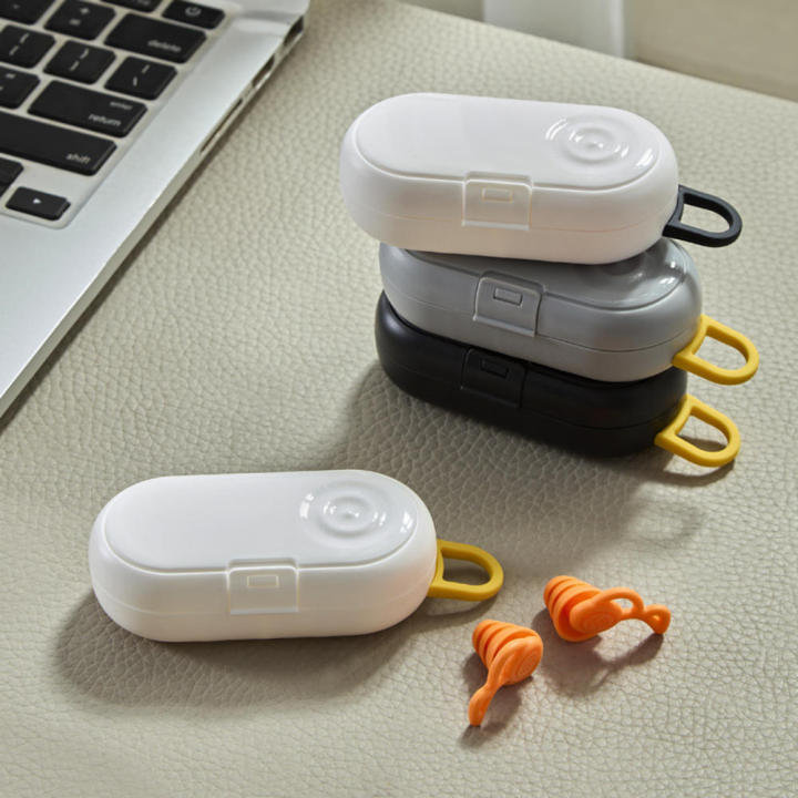 Plastic Storage Box Portable Box Mini Compact Earplug Case for Travel ...