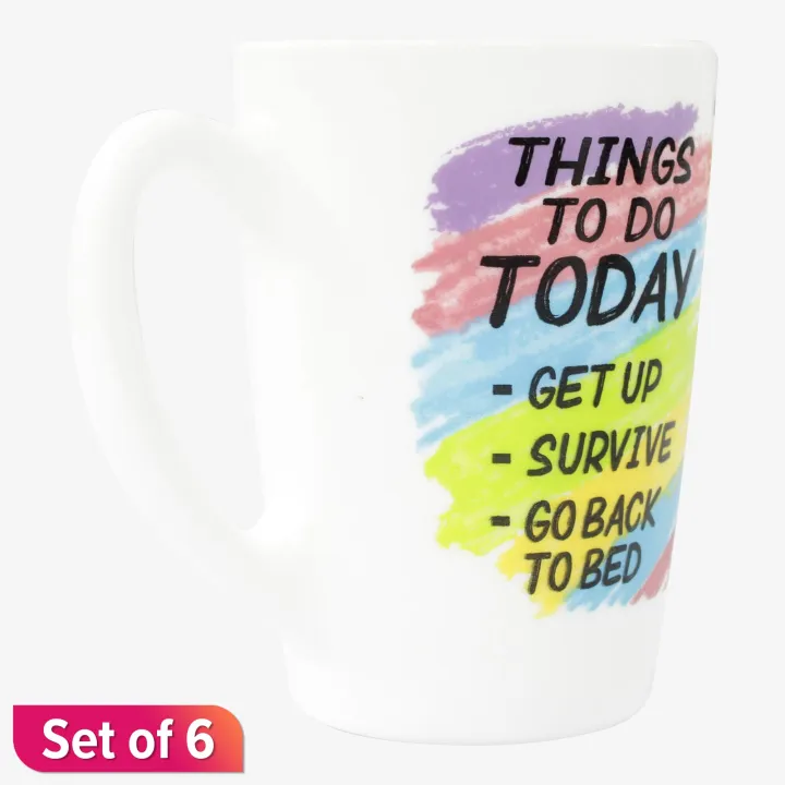 Luminarc%20Thing%20To%20Do%20Today%20Printed%20Cup%20Mug,%20Set%20Of%206%20-%20Image%203