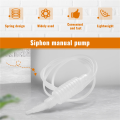 2 Meter Syphon Tube Hand Fuel Pump Gasoline Siphon Hose Gas Oil Water Fuel Transfer Siphon Pump for Water Gasoline Liquid Home Brew Wine Beer Hose Pipe. 