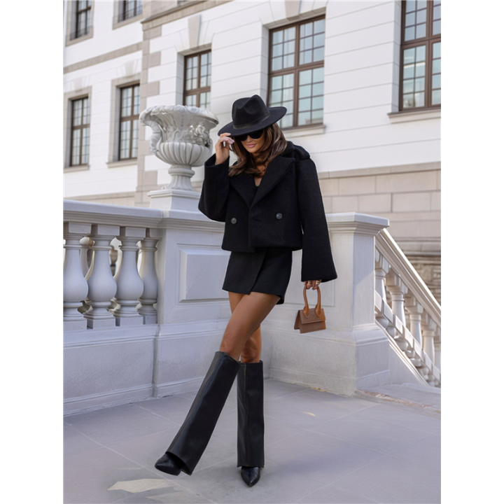 Women%20Crop%20Pea%20Coat%20Wool%20Blend%20Office%20Work%20Lapel%20Collar%20Short%20Winter%20Jacket%20Trench%20Coat%20Black%20L%20-%20Image%206