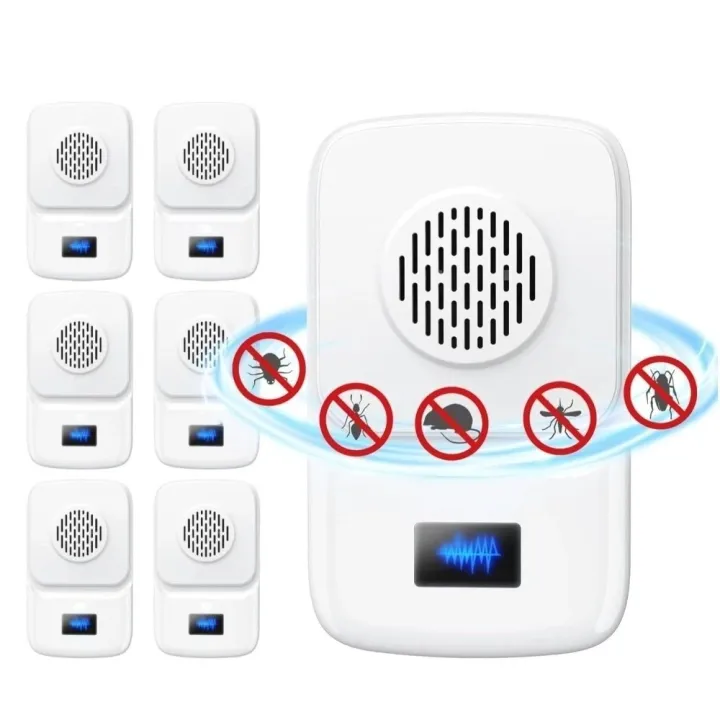 Home Insect Control Devices Hot Ultrasonic Insect Repellent Tools High Power ABS Mosquito Control ...