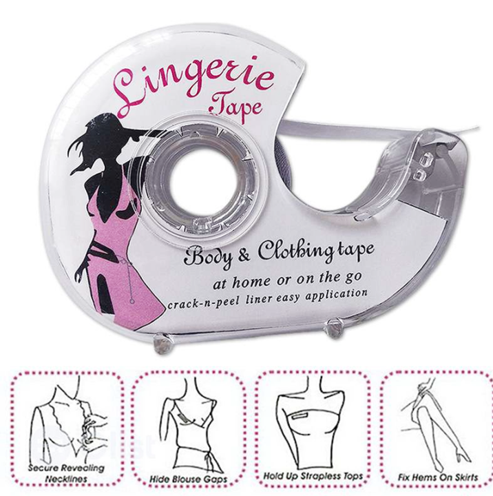 KOJA%20Fashion%20Dressing%20Tape%20(100%20Pcs)%20/Invisible%20Double-Sided%20Body%20Tape%20(Fabric&Skin%20Friendly)%20Double%20Sided%20Tape%20For%20Clothes%20Dress%20-%20Image%207