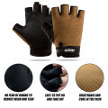 Bicycle Mountain Bike Gloves Bicycle Sports Breathable Gloves 1 Pair Half Finger Summer Riding Non-Slip Golf, Gloves. 