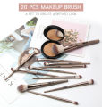 MAANGE 20pcs Makeup Brushes Set Professional Eye Shadow Powder Foundation Brush Best Blending Concealer Cosmetic Tools with Bag MAG5748JJ+0117f. 