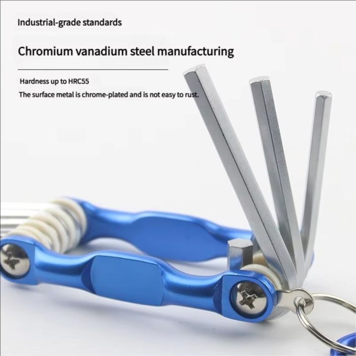High%20Quality%20Portable%20Folding%20Allen%20Wrench%20Set%208-in-1%20CR-V%20Material%20Folding%20Hexagonal%20Wrench%20Durable%20Multi-functional%20Metric%20Allen%20Key%20Set%20Work%20-%20Image%204