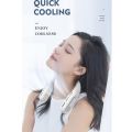 Portable Mini Digital Display Leafless Hanging Neck Fan Foldable Design Quiet Operation Charging Fan Vaneless Technology 3 Speeds Portable Neck Fan Office Use. 