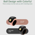 Adjustable OLED Screen Portable Ring Type Ball Finger Counter Type C Rechargeable Mini Counter Featuring Battery Display Pink. 
