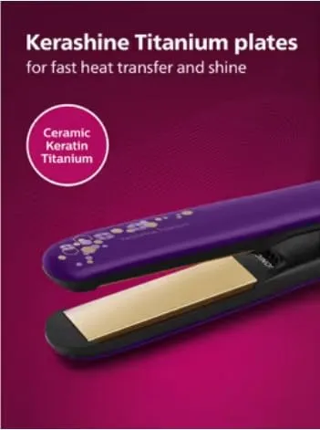 Philips%20%20Hair%20Straightener%20BHS336/00%20,2%20Temperature%20Setting%20,%20%20Kerashine%20Titanium%20Plate%20With%20Ionic%20-%20Image%202