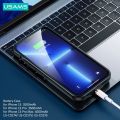 USAMS Portable 4500mAh Battery Charger Case for iPhone 13 Pro Max Power Bank Case Safe Stable Charging Case Protector. 