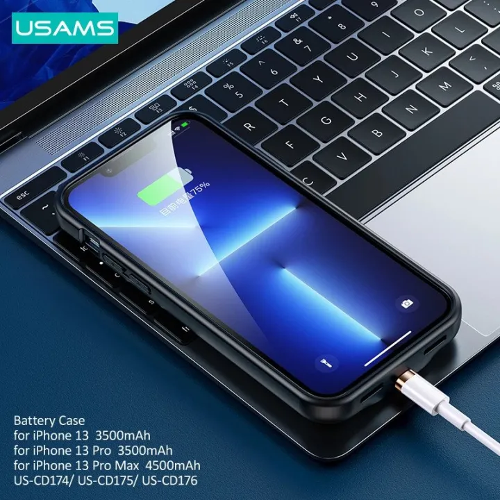 USAMS%20Portable%204500mAh%20Battery%20Charger%20Case%20for%20iPhone%2013%20Pro%20Max%20Power%20Bank%20Case%20Safe%20Stable%20Charging%20Case%20Protector%20-%20Image%205
