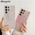 Korean Style Casing Compatible For Samsung Galaxy A32 M32 A42 A52 A52S A72 A03 A03S A13 A23 A33 A53 A73 4G 5G Phone Case Transparent Purple Flower Small Floral Girl Soft TPU Cover. 